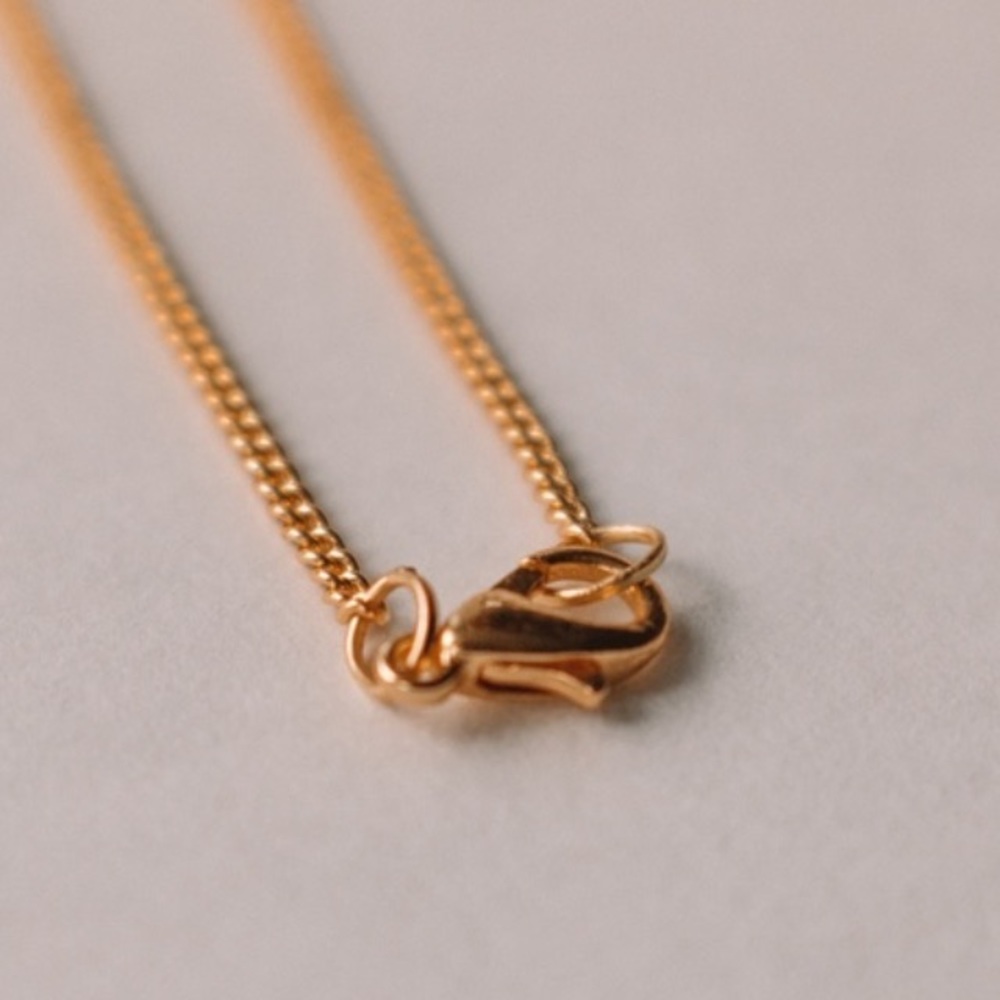 “Faith” Custom Hand-Stamped Metal Necklace - Picture 2 of 2